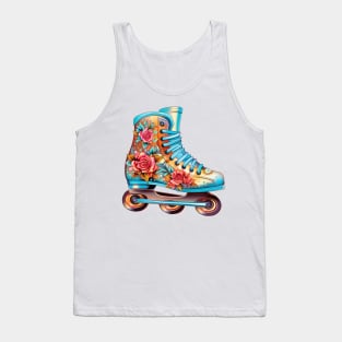 90s Retro Ice Skates Tank Top